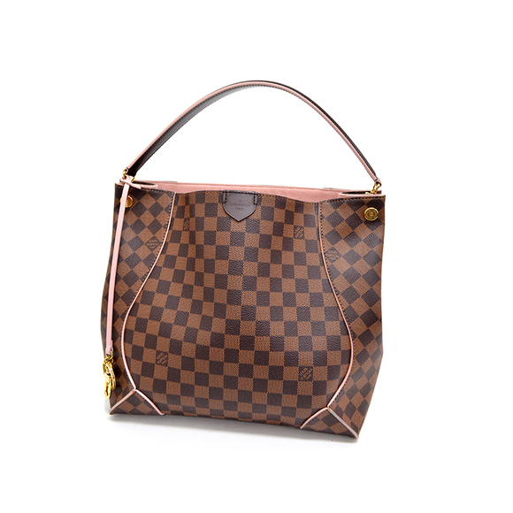 Louis Vuitton Handbags - Louis Vuitton Kaisa Hobo Bag Shoulder Messenger Bag Damier Rose Ballerine